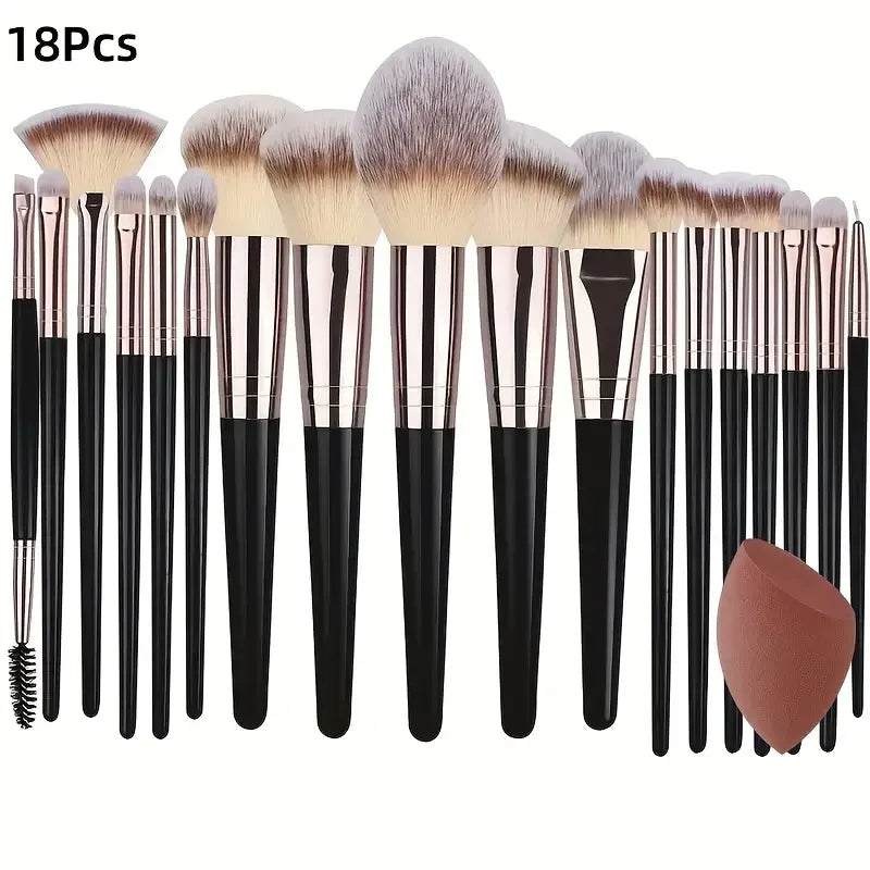 Zafira Professional Makeup Brush Collection – Complete Precision Set