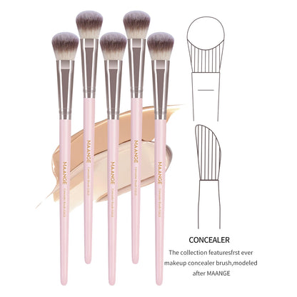 Zafira 5-Piece Concealer Brush Set – Flawless Coverage Tools