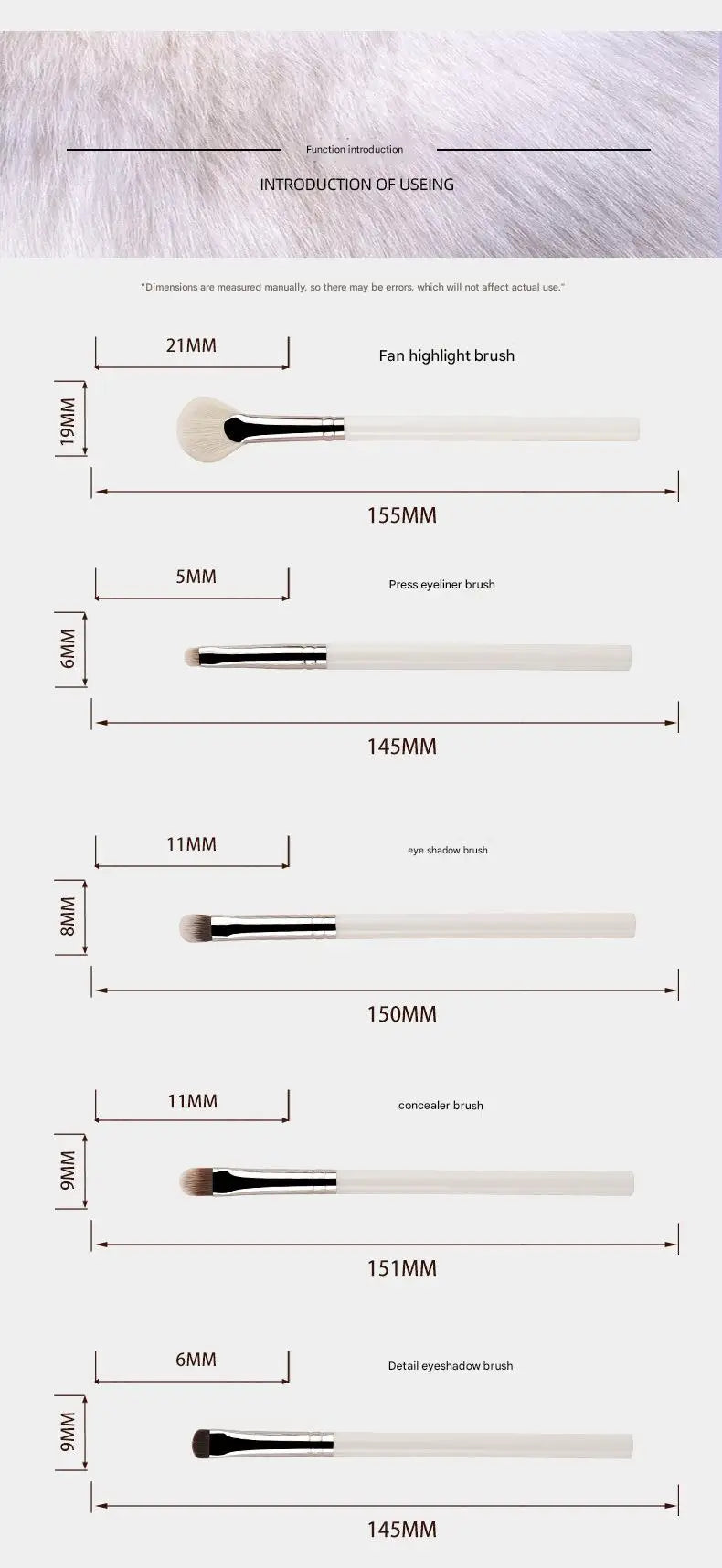 Zafira 10-Piece Professional Brush Kit – Essential Beauty Tools