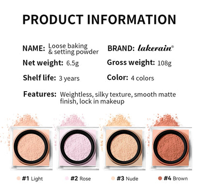 Zafira Long-Lasting Setting Powder – Shine Control & Blur Effect