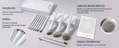 Zafira 12/15-Piece Vegan Makeup Brush Set – Cruelty-Free Pro Collection