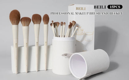 Zafira 12/15-Piece Vegan Makeup Brush Set – Cruelty-Free Pro Collection