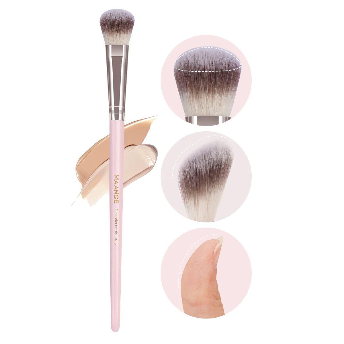 Zafira 5-Piece Concealer Brush Set – Flawless Coverage Tools