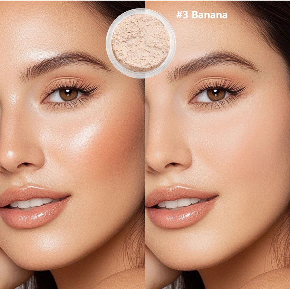 Zafira Long-Lasting Setting Powder – Shine Control & Blur Effect