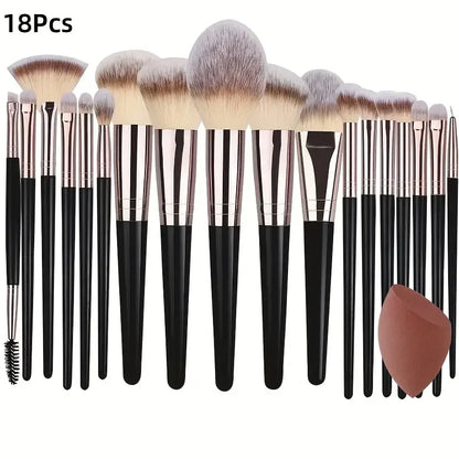 Zafira Professional Makeup Brush Collection – Complete Precision Set
