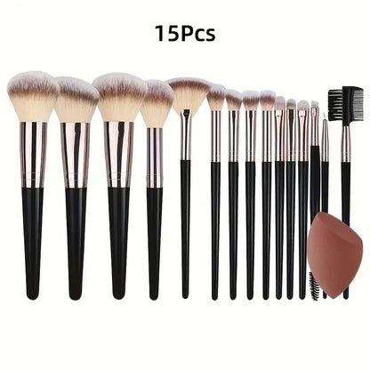 Zafira Professional Makeup Brush Collection – Complete Precision Set