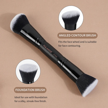 Zafira 7-Piece Dual-Ended Makeup Brush Set – Double Precision Tools