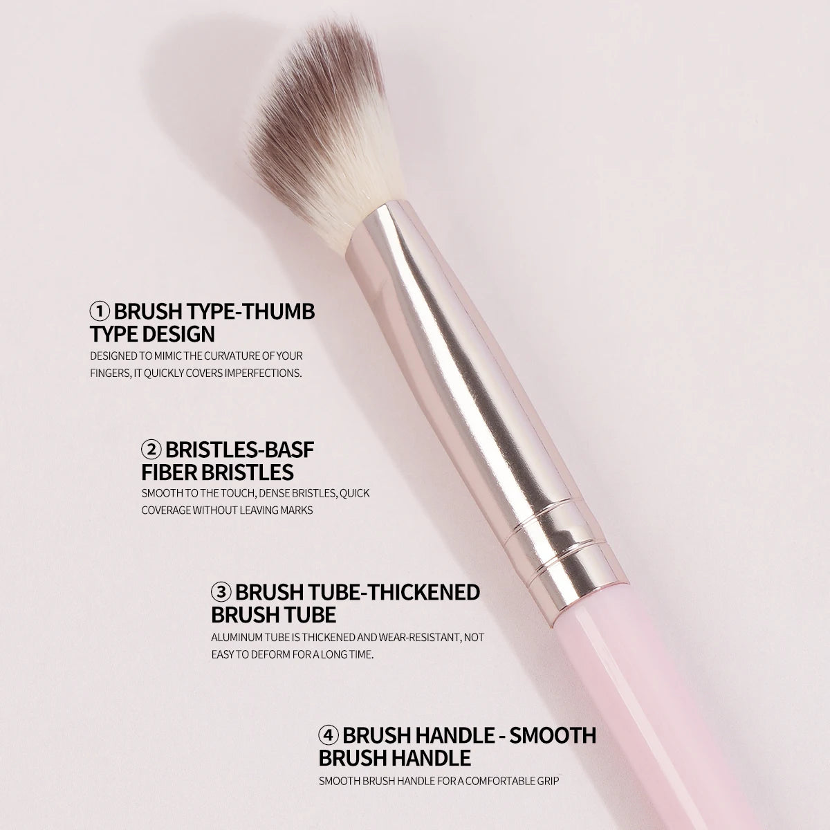 Zafira 5-Piece Concealer Brush Set – Flawless Coverage Tools