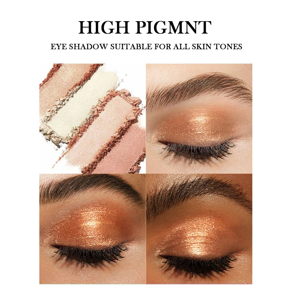 Zafira 18-Color Earth Tone Eyeshadow Palette – Warm Neutral Collection