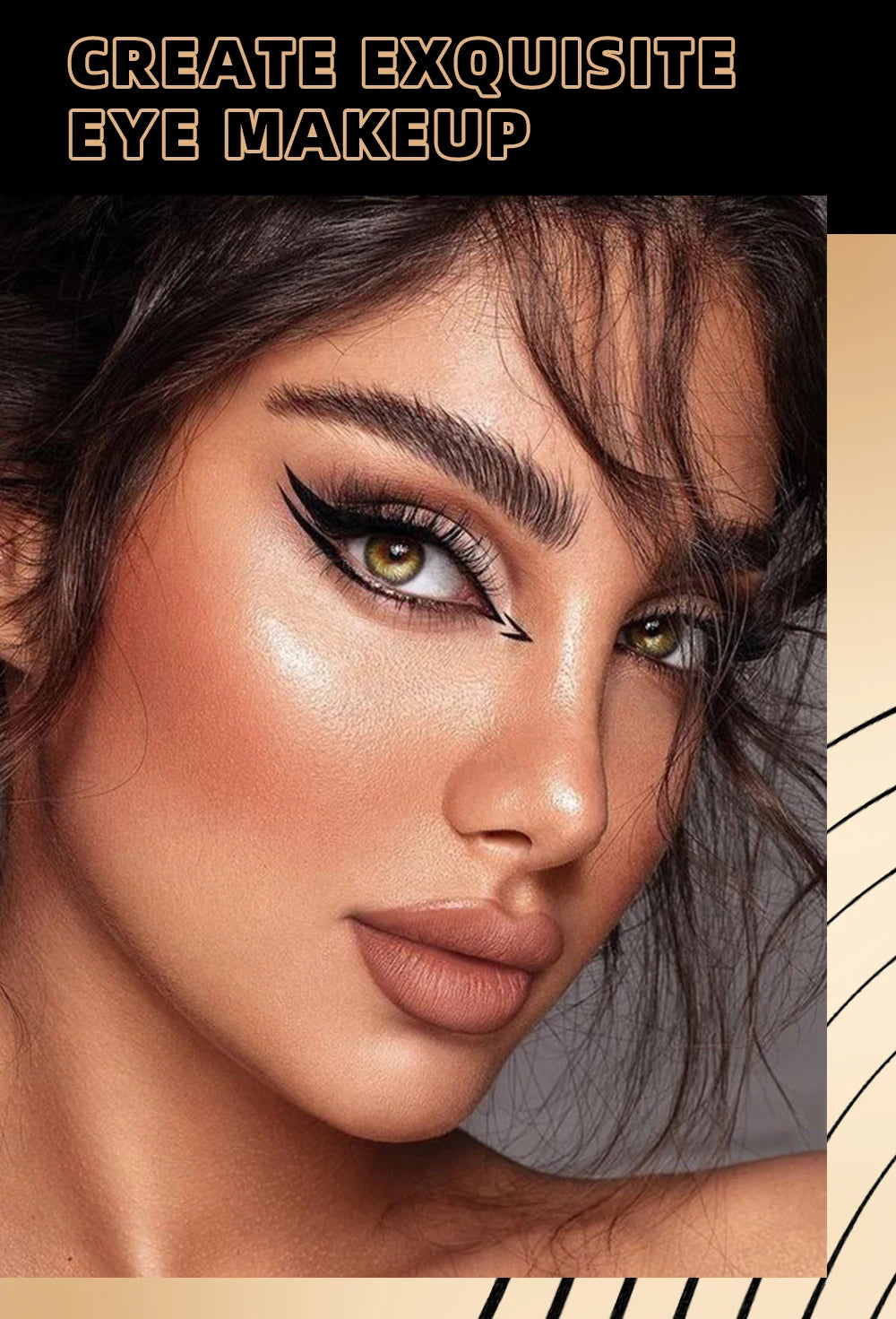 Zafira Precision Waterproof Eyeliner – Ultra-Fine Long-Lasting Formula