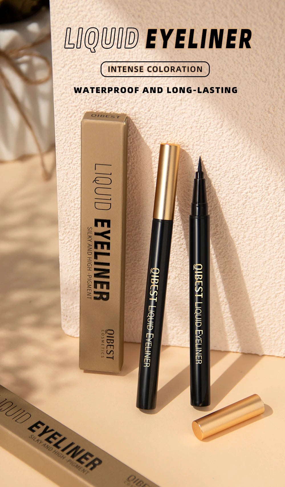 Zafira Precision Waterproof Eyeliner – Ultra-Fine Long-Lasting Formula