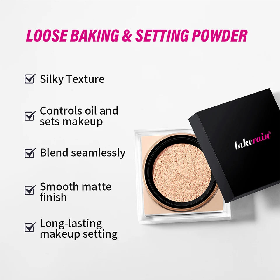 Zafira Long-Lasting Setting Powder – Shine Control & Blur Effect