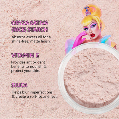 Zafira Long-Lasting Setting Powder – Shine Control & Blur Effect