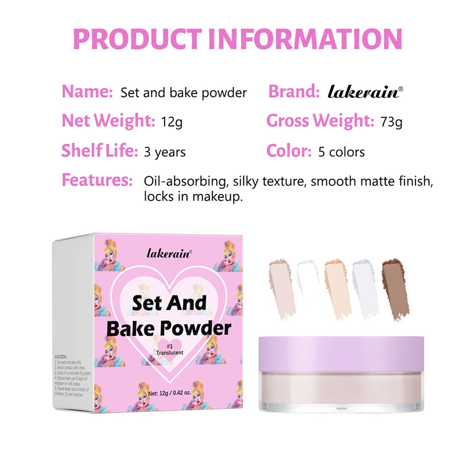 Zafira Long-Lasting Setting Powder – Shine Control & Blur Effect