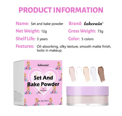 Zafira Long-Lasting Setting Powder – Shine Control & Blur Effect