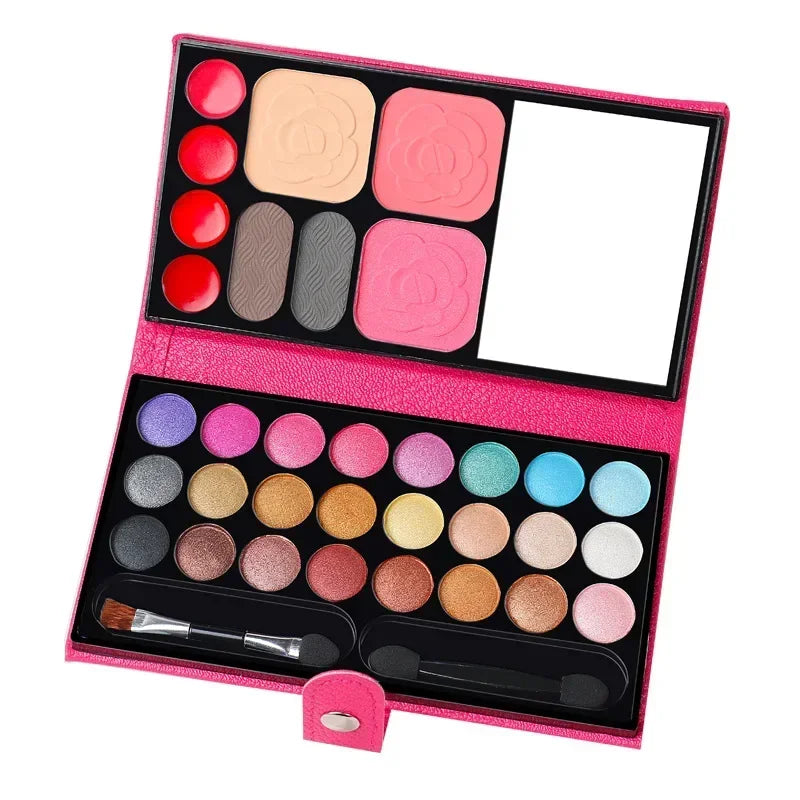 Zafira 33-Color Travel Makeup Palette – Compact Multi-Use Beauty Palette