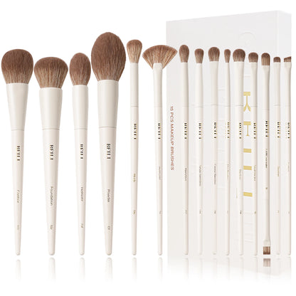 Zafira 12/15-Piece Vegan Makeup Brush Set – Cruelty-Free Pro Collection