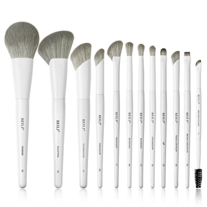 Zafira 12/15-Piece Vegan Makeup Brush Set – Cruelty-Free Pro Collection