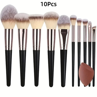 Zafira Professional Makeup Brush Collection – Complete Precision Set
