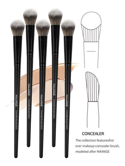 Zafira 5-Piece Concealer Brush Set – Flawless Coverage Tools
