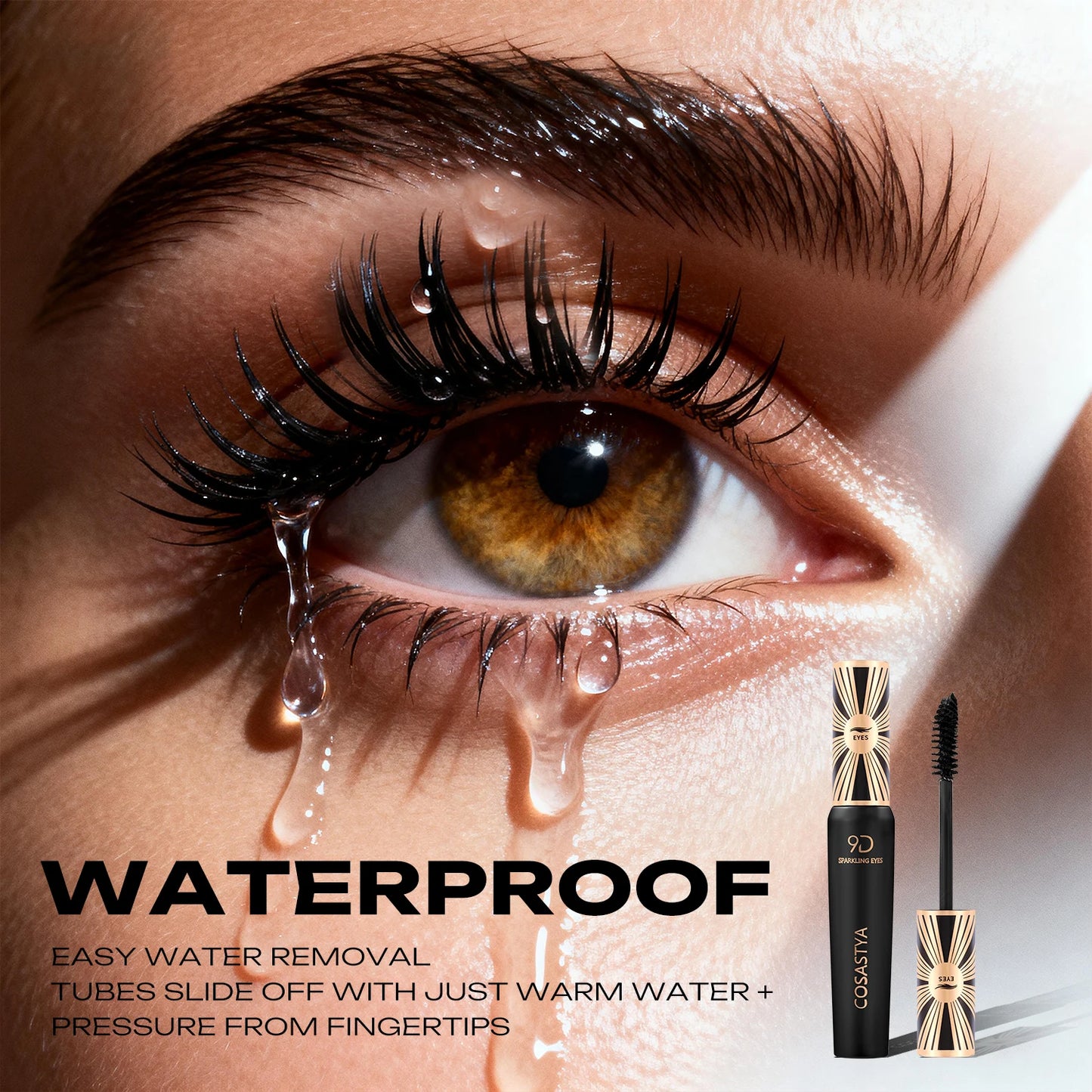 Zafira 9D Waterproof Volume Mascara – Extreme Length & Lift