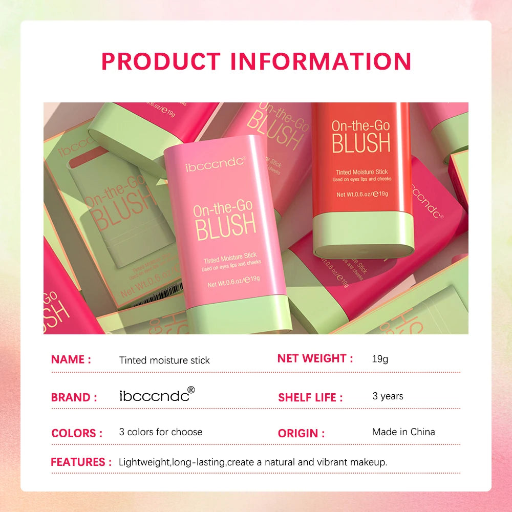 AZURE Waterproof Cream Blush Stick