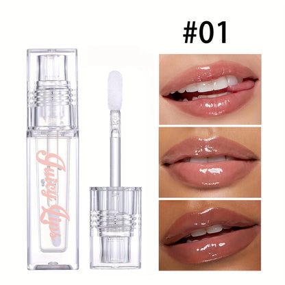 Zafira Crystal Hydrating Lip Oil – Nourishing High-Gloss Treatment