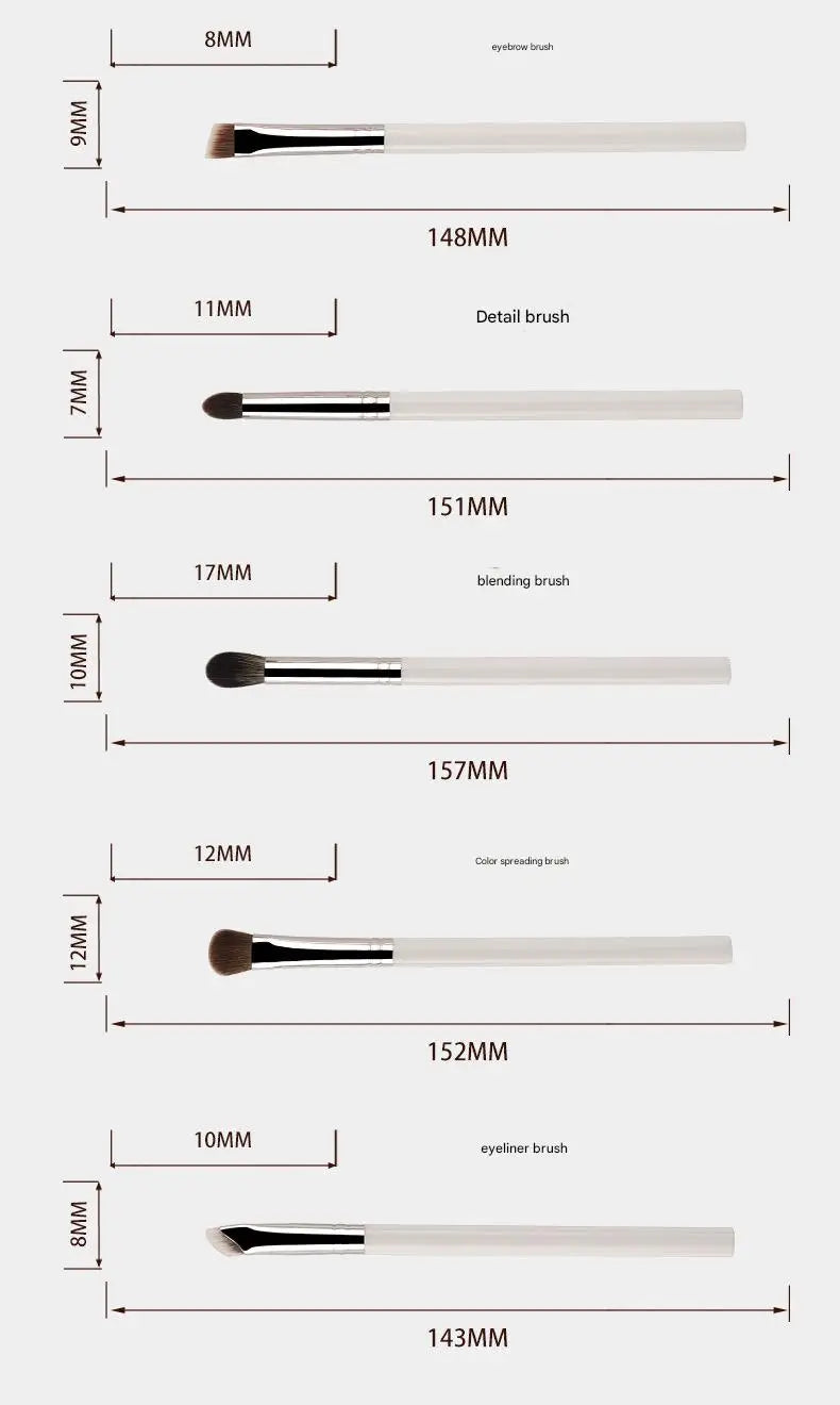 Zafira 10-Piece Professional Brush Kit – Essential Beauty Tools