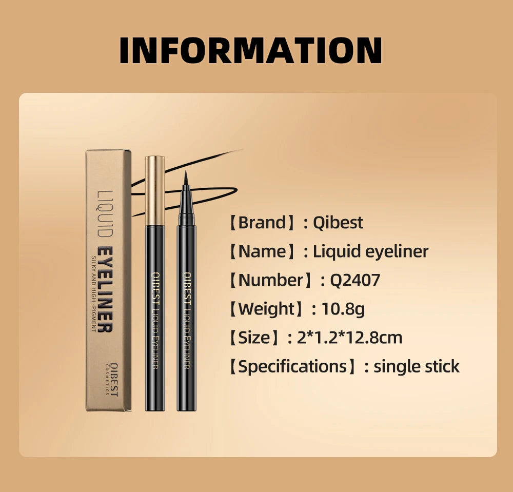Zafira Precision Waterproof Eyeliner – Ultra-Fine Long-Lasting Formula